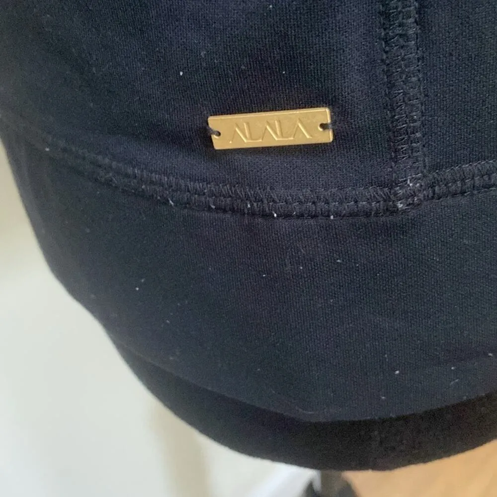 Alala Black Neutron Fleece Zip Up Hoodie Size XS - Image 4