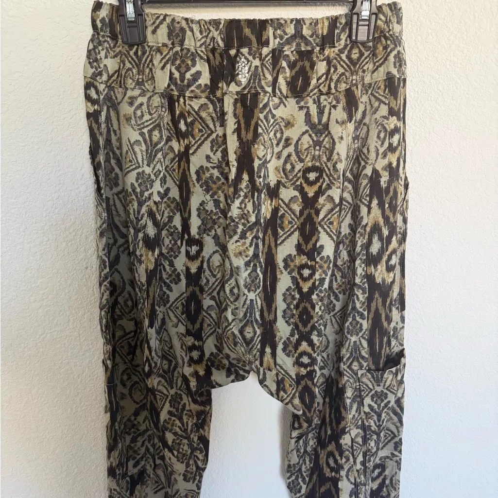 FP Movement by Free People Rise to the Sun Harem Pants Fern Combo Green Sz Small - Image 7