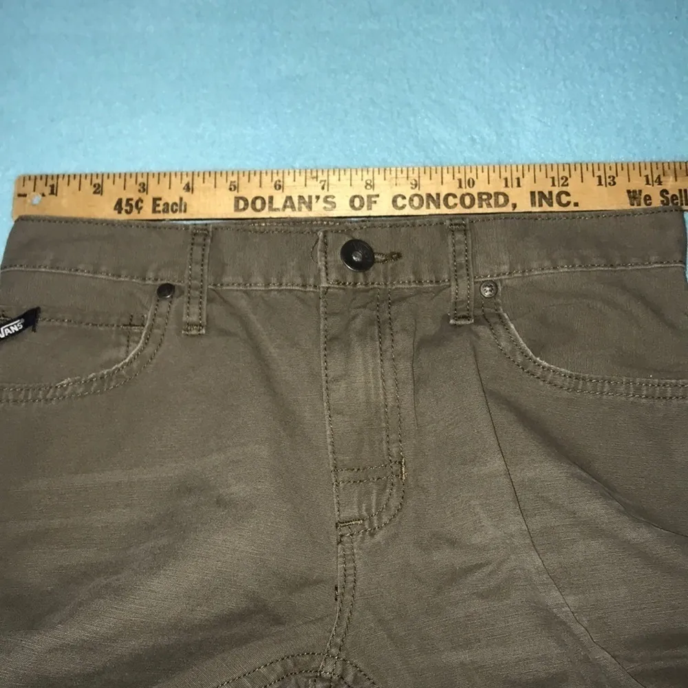 𝅺VANS jeans denim greenish grey button zipper closure size 29  🎉Host Pick🎉 - Image 4