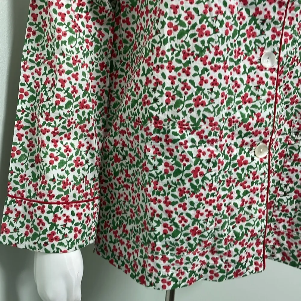 Roller Rabbit Holly Berry Christmas Pajama Top - Image 4