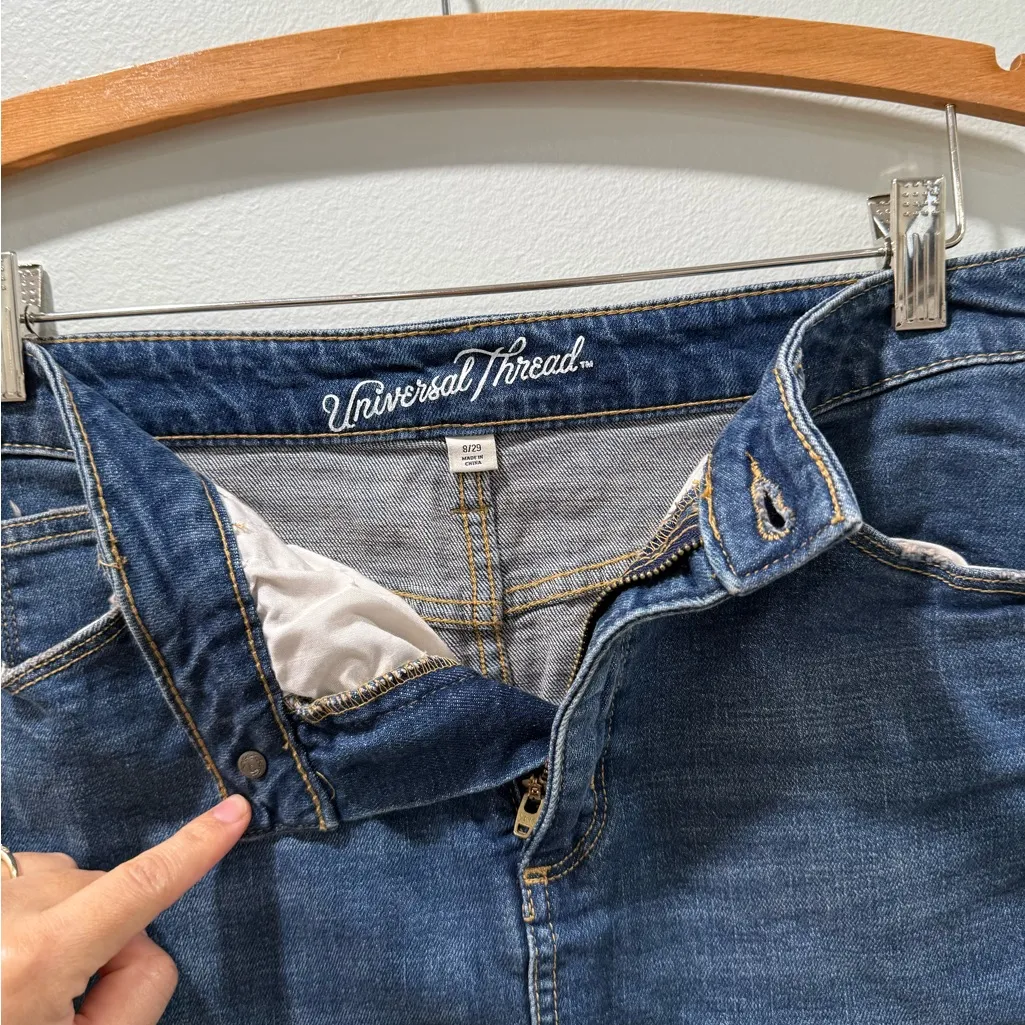 Universal Thread Blue Denim Mini Skirt - Image 6