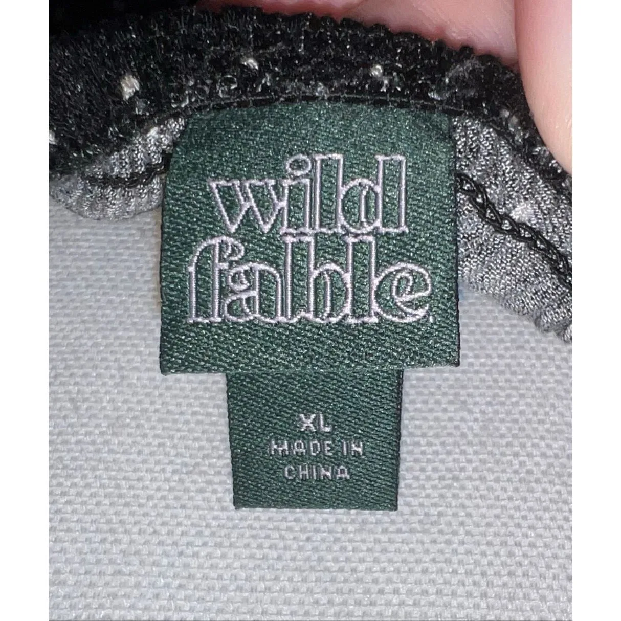 Women’s Black w/ white polka dots maxi Dress XL - Image 9