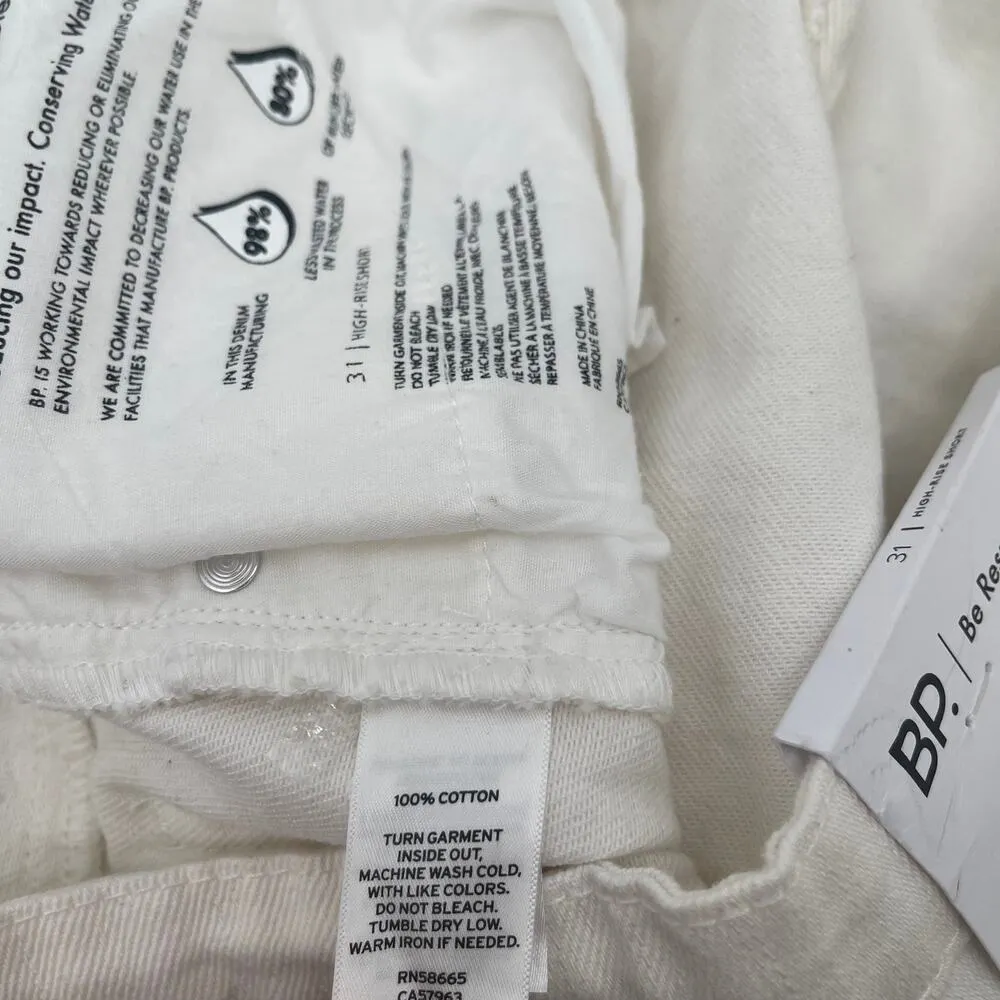 BP. X NORDSTROM Denim Shorts Size 31 Jean Short NWT  100% Cotton Casual Classic - Image 16