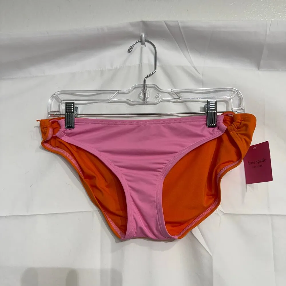 Kate Spade New York Surf Pink O-Ring Bikini Bottoms Sz L NWT - Image 2