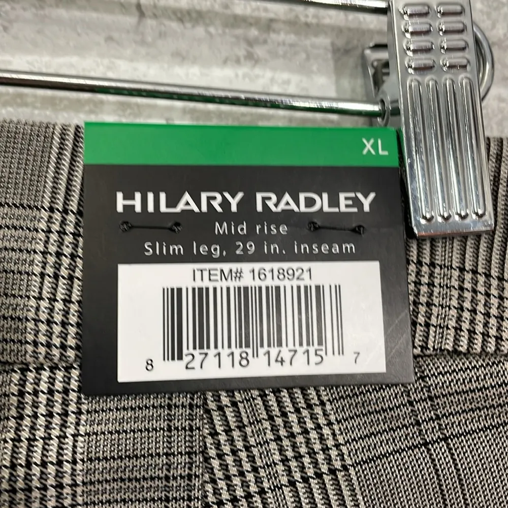 Hilary Radley Plaid Pull On Pants - Image 4