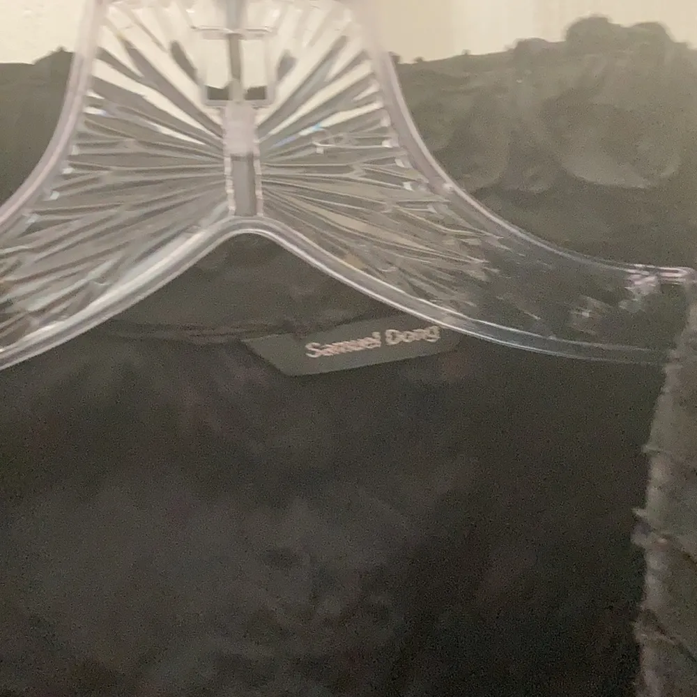 FINAL MARKDOWN Ladies’ Samuel Dong Ribbon Lace Jacket (M) Black Size M - Image 3