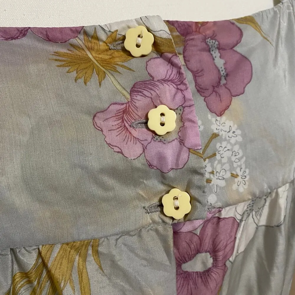 Vintage Mei Jan Of Hawaii Hawaiian Maxi Mumu Dress Womens Size 14 Resort RARE Size M - Image 5