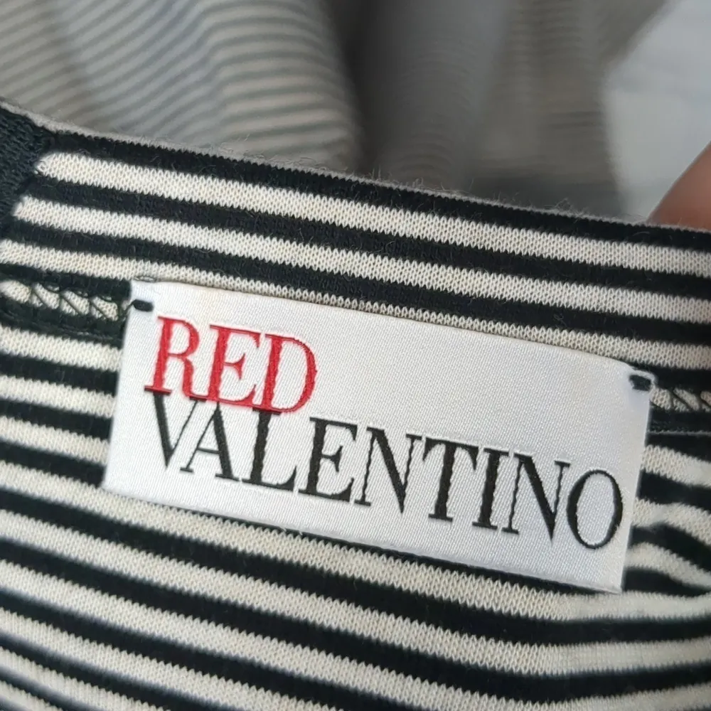 RED Valentino black white dress with a bow size medium - Image 6