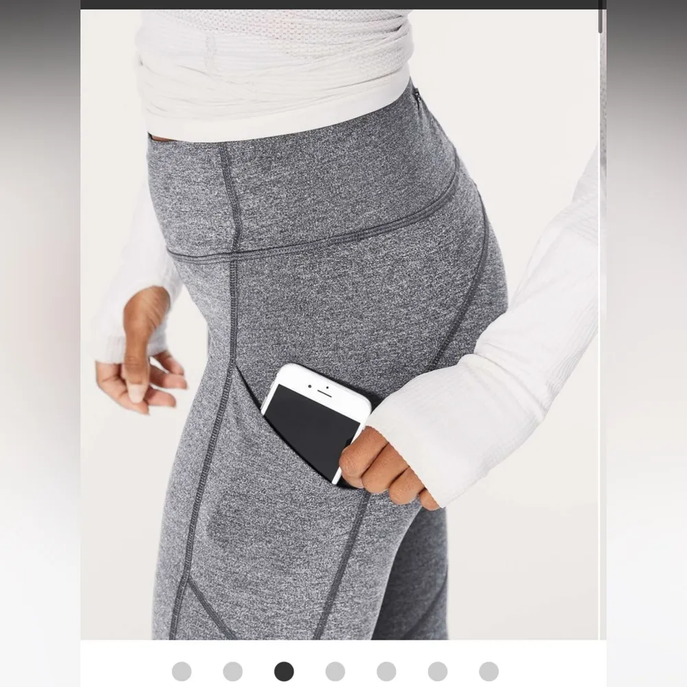 lululemon Speed Tight V (29”) in Heathered Black - Image 3