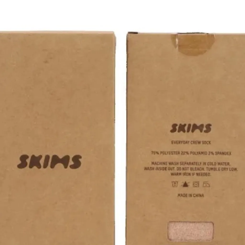 Skims everyday crew socks new in box - Image 2