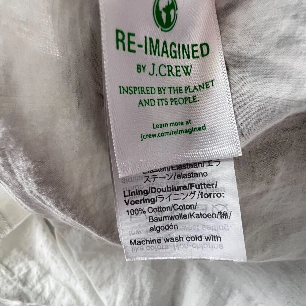 J.Crew Tiered Popover boho chic Black Camel Zebra Animal safari women Dress XS - Image 2