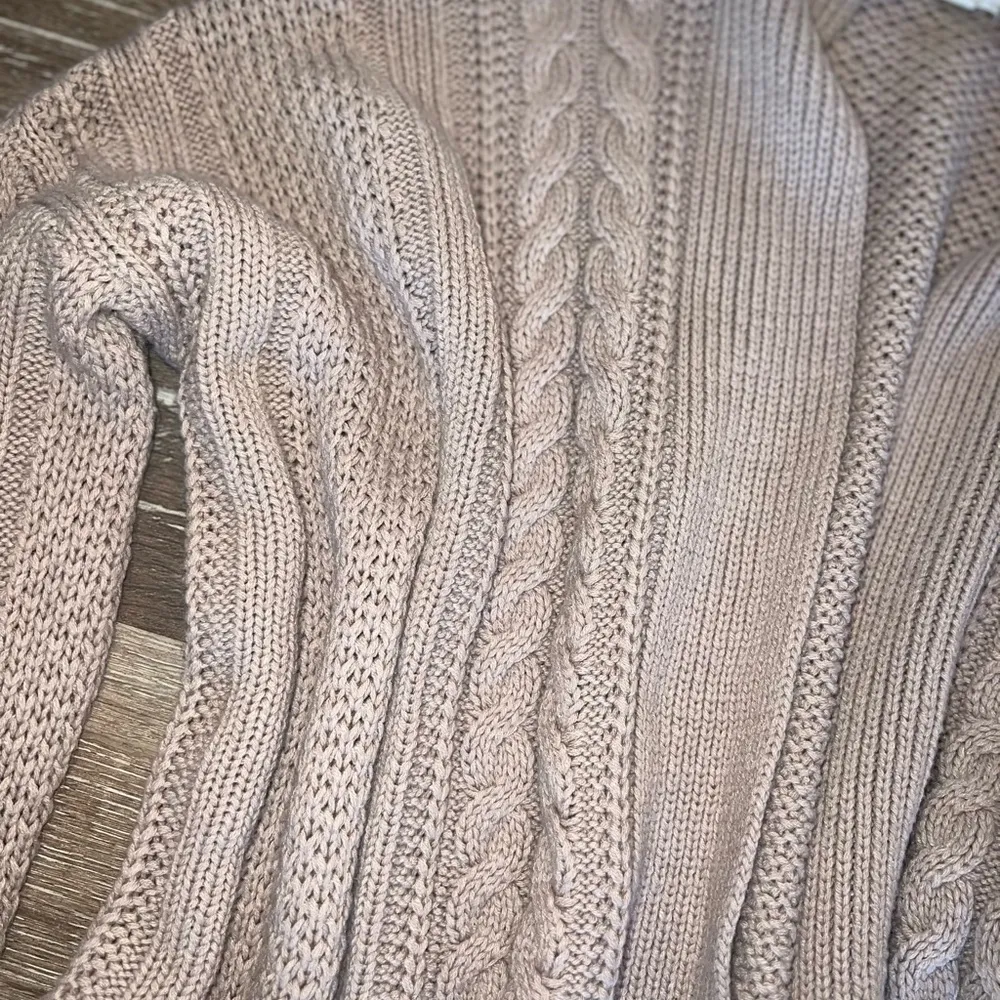 Debut Chunky Knit mauve cardigan - Image 5