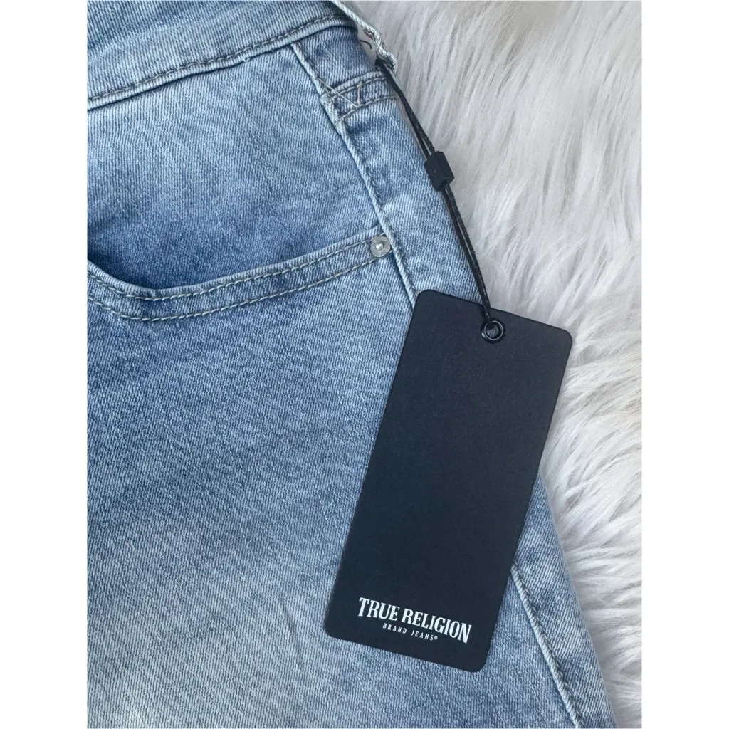 NWT True Religion Jayde Mid-Rise Denim Short - Image 5