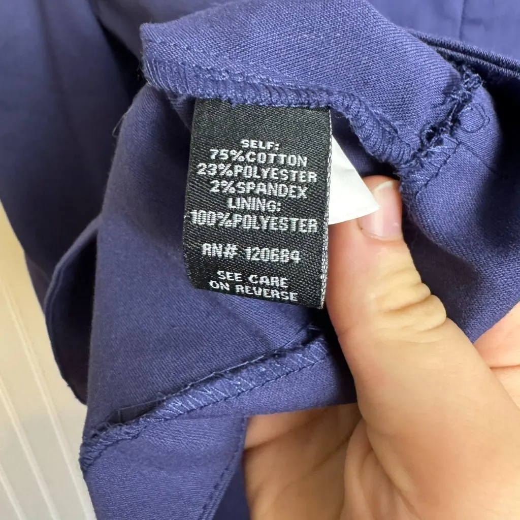 Torrid Purple/Blue NWT One Button Blazer Ruched Sleeve Q16 - Image 6