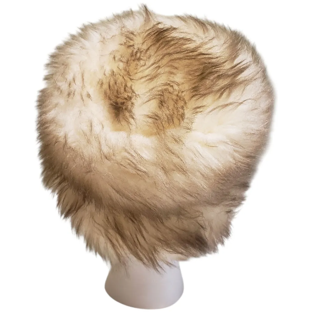 Vintage Fur Hat Brown - Image 5
