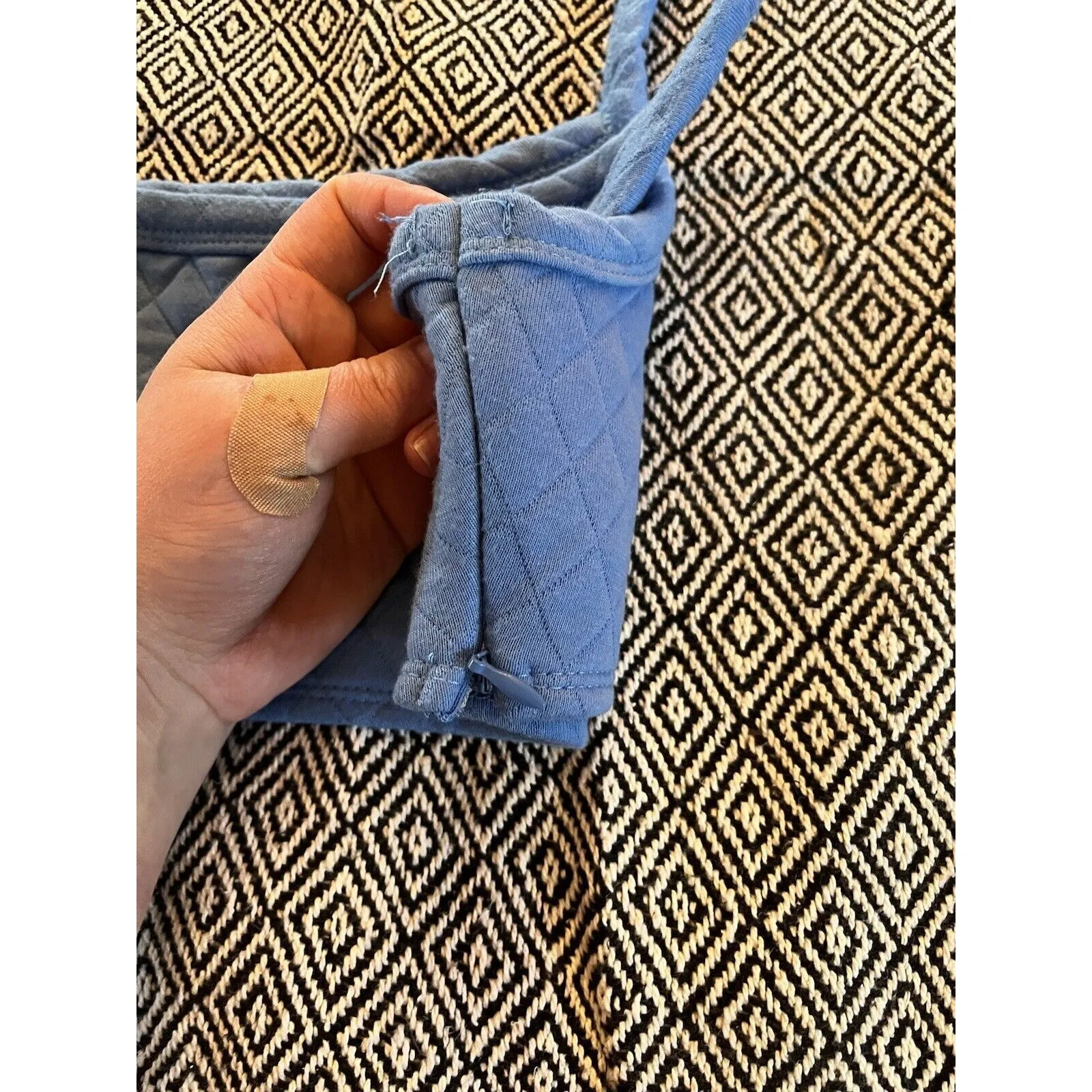 Princess Polly Bra Crop top Arabella  - Blue Size 8 - Image 5