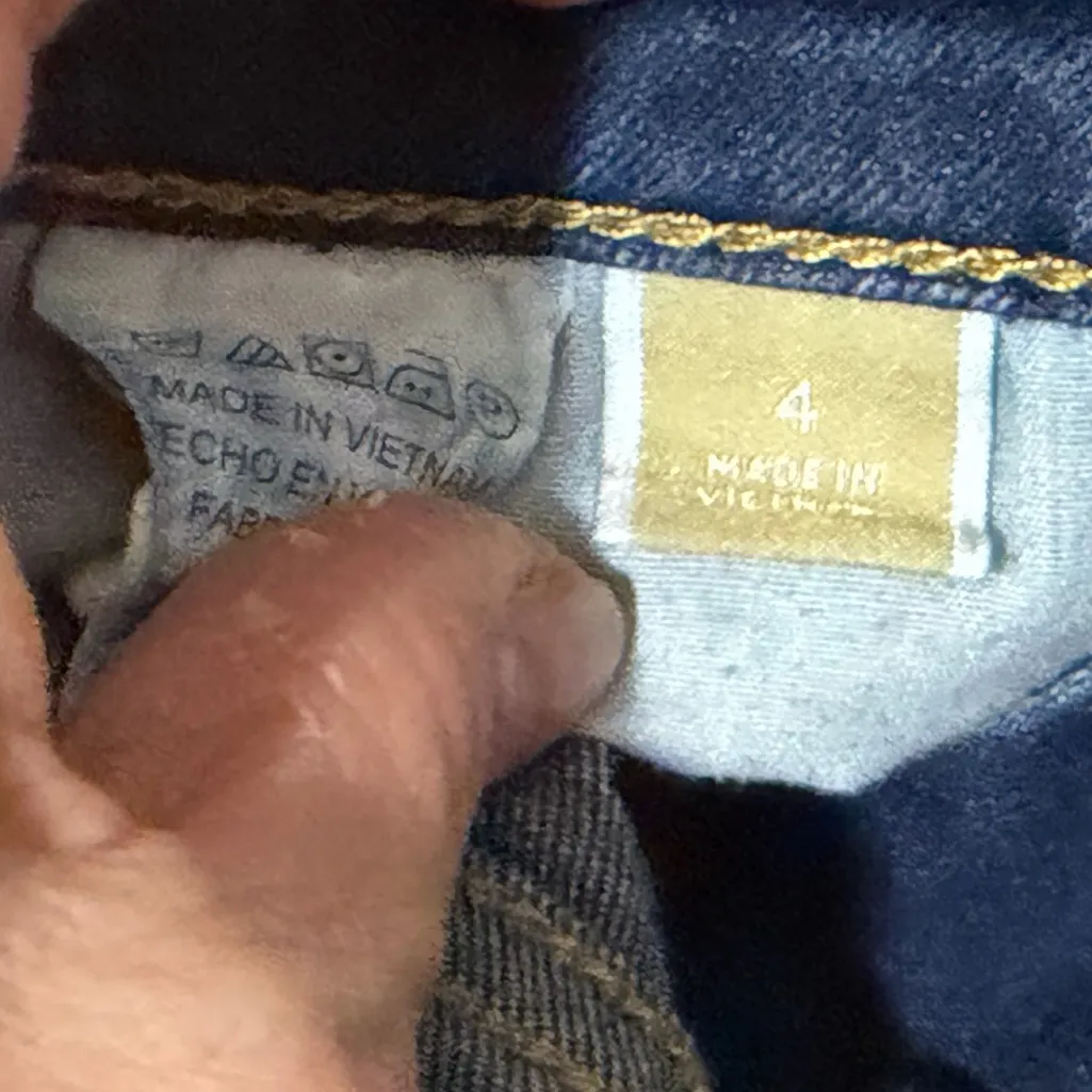 Michael Kors  Dark Wash Women's Straight Leg Jeans Size 4 inseam 30 - Image 4