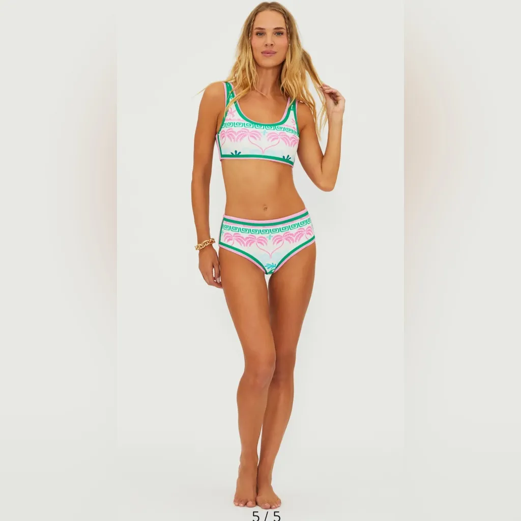 Beach Riot Francis Set Bikini Top Marcella Bottoms Medium Top Large‎ Bottom $196 - Image 2