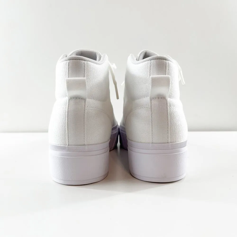 Adidas  Bravada 2.0 Mid Top Platform Skateboard Sneaker Shoes White 9 - Image 8