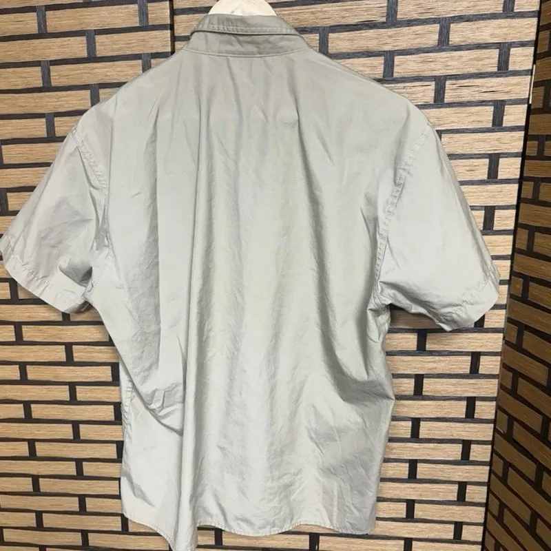 Cabelas Tan Button Down Shirt Size Medium - Image 2