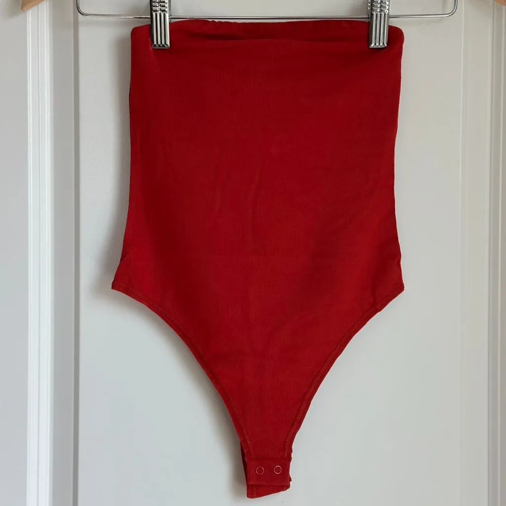 Skims Smooth Layers Strapless Bodysuit in Terra, Size XXS - Image 5