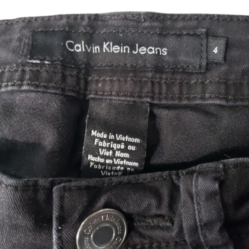Calvin Klein Jeans Women's Black Skinny Crop Jeans 4 - Image 3