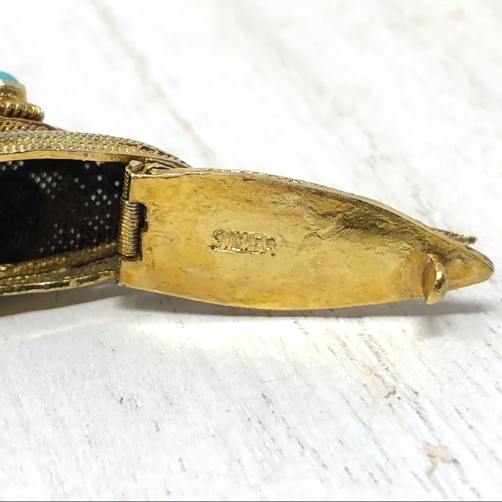 Antique Koi fish pendant, Art Deco c1930s - Image 10