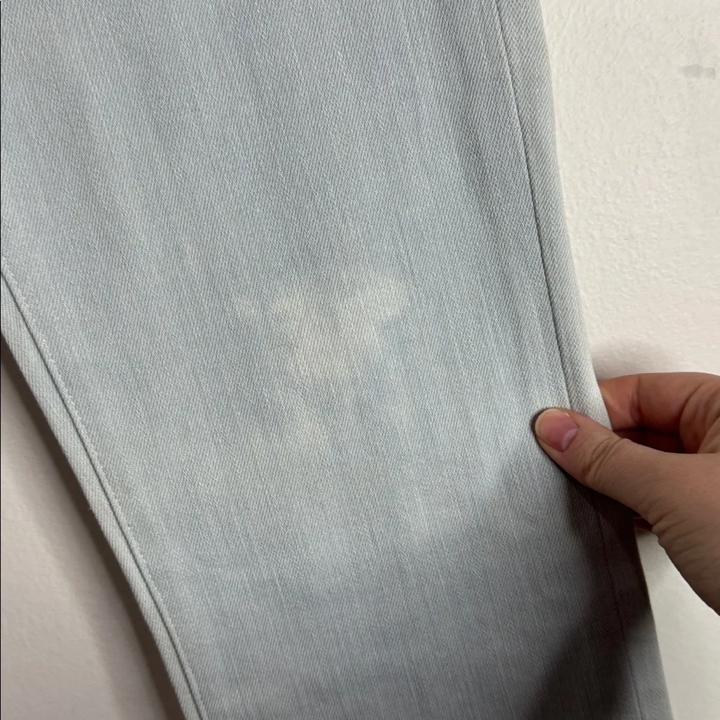 Levi's Made & Crafted Pins Skinny Cropped Cloudy White Bleach Jeans size 27 - Image 9