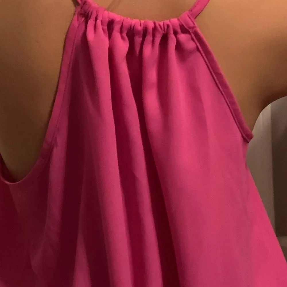 NWOT TCEC Sleeveless Cami Tank Size Large Fuchsia Pink - Image 6