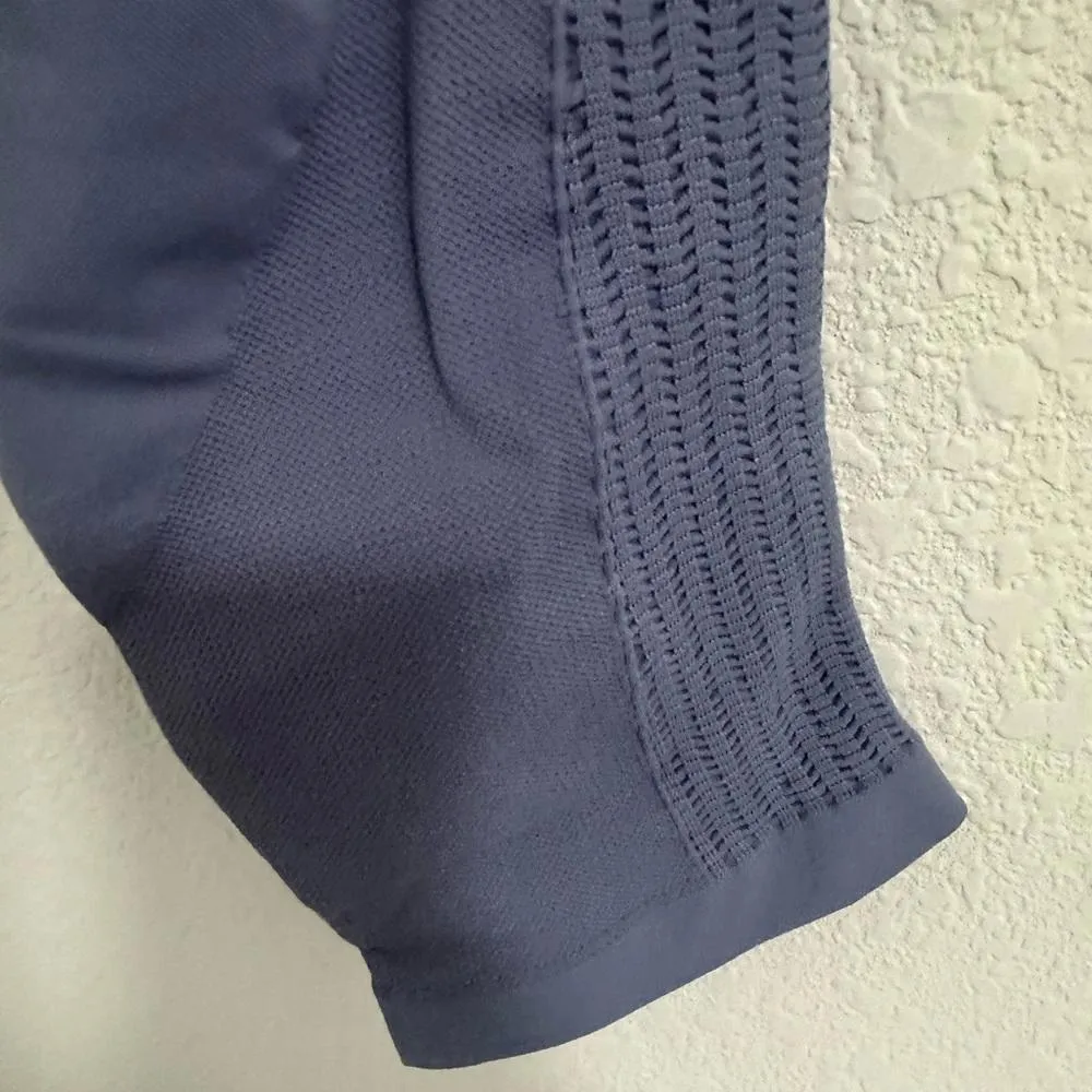 Lululemon Flow & Go Crop Legging Running Tight Peri Purple 4 - Image 5