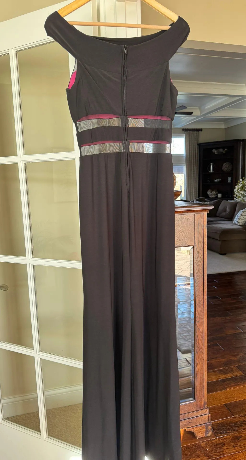 Black Prom/formal Dress Size 10 - Image 2