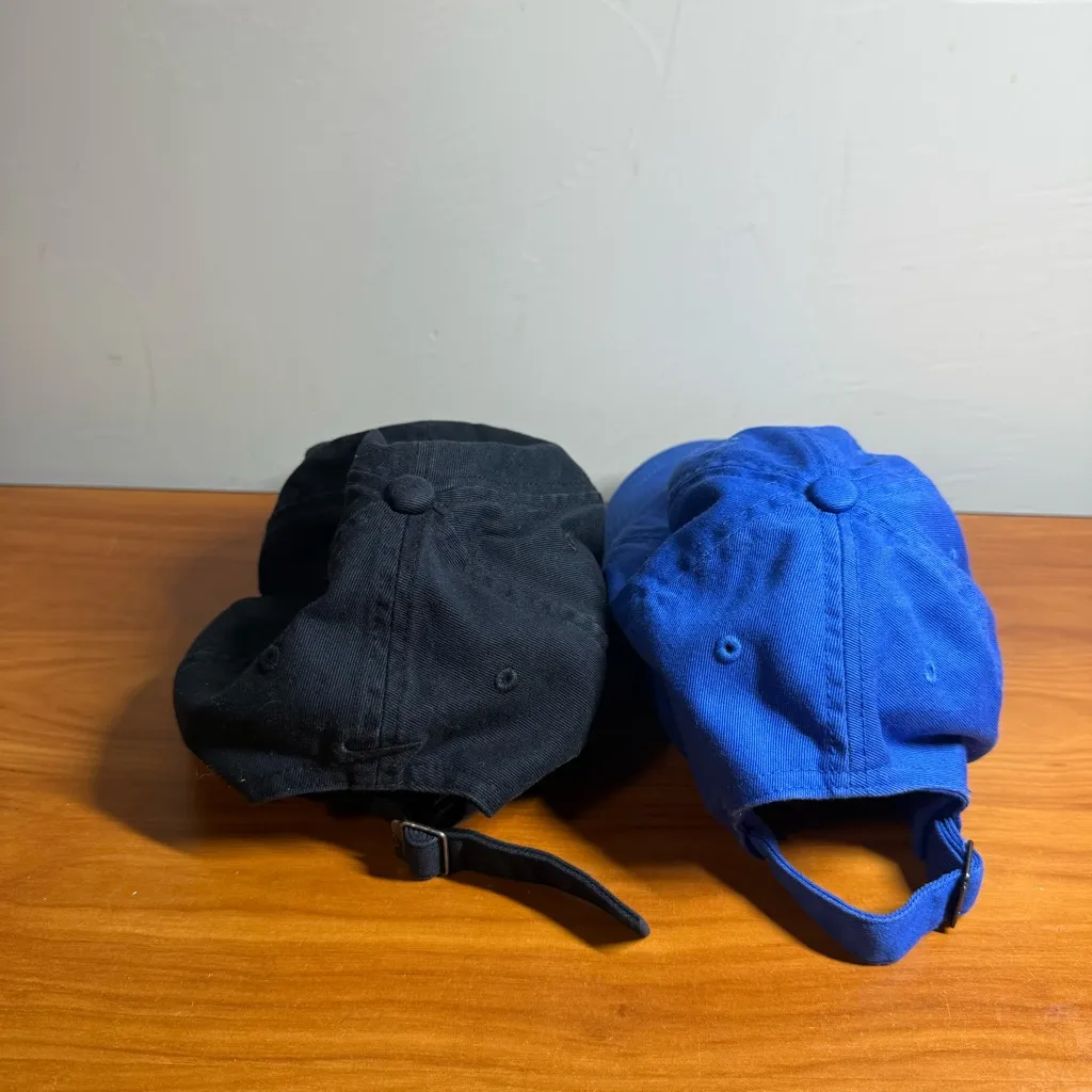 Bundle of 2 Nike Swish Logo Hats Adjustable Back Casual Baseball Cap‎ Hat OSFM - Image 6