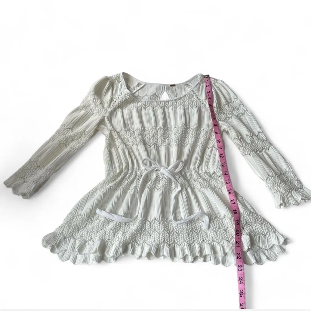 Free People Fire Island knit peasant blouse - Image 7