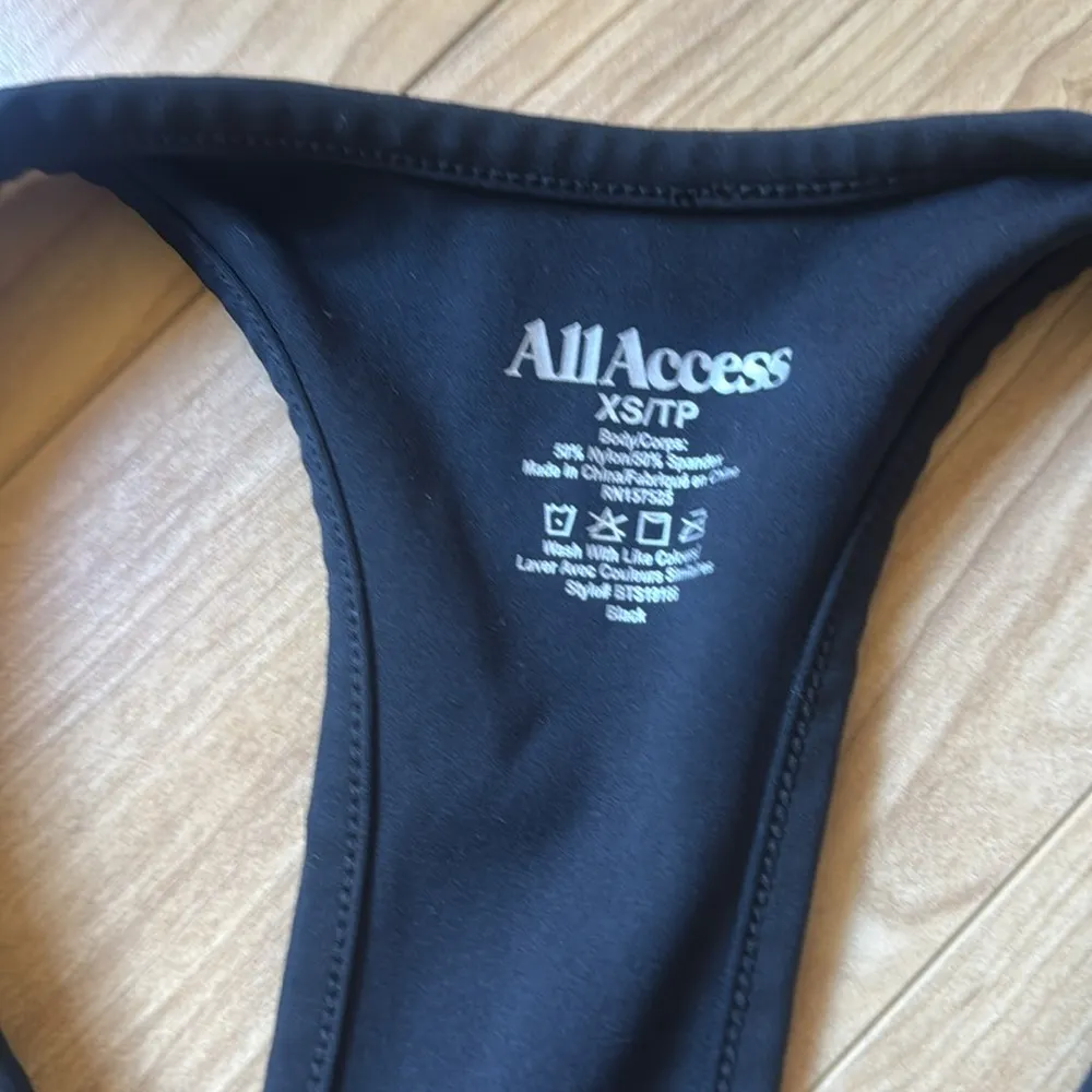 All Access Black Sports Bra Size XS - Image 2