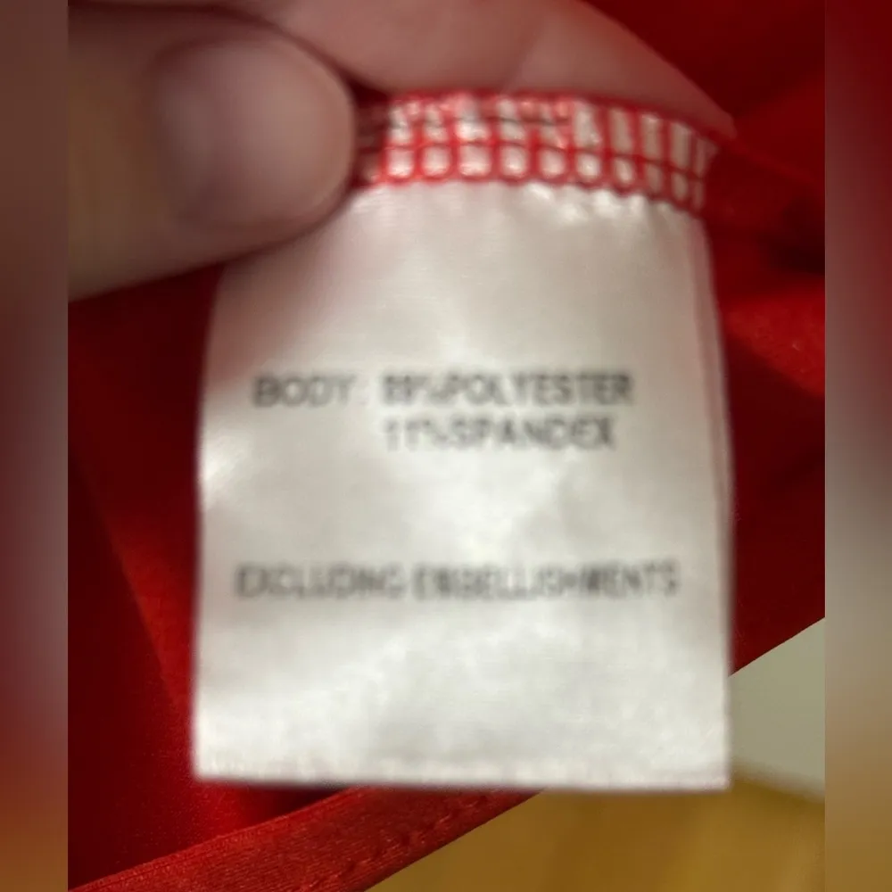 NWT Hello Molly Red Ruched Dress Size S - Image 10