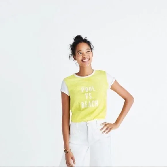Madewell‎ Pool Vs. Beach Tee short sleeve crew - Image 2