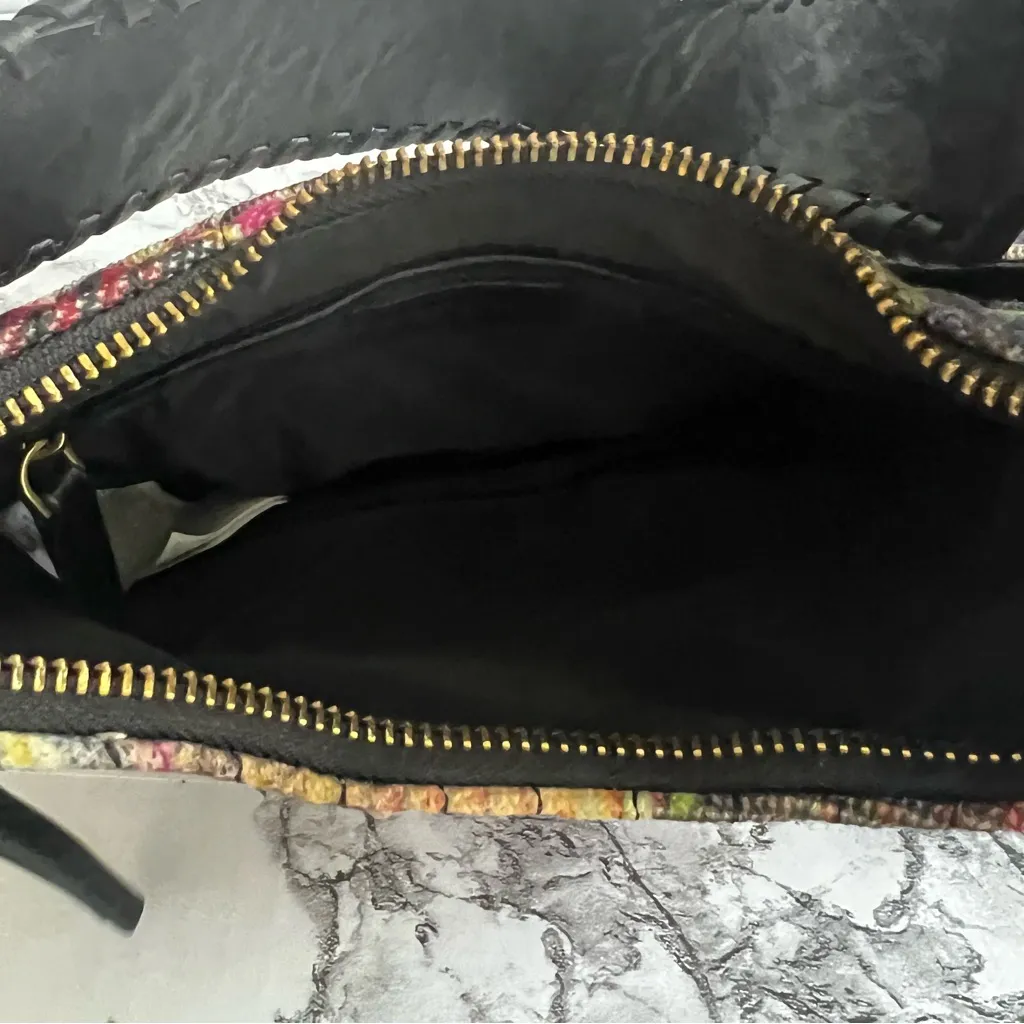 Desigual  Canvas Handbag Multi Color Studded Bag Small - Image 12