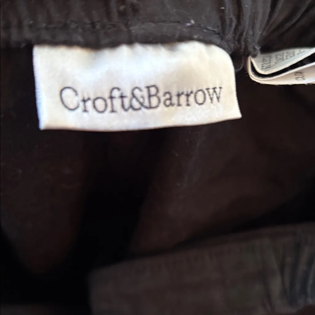 Croft & Barrow ladies Classic Black jeggings large short - Image 4