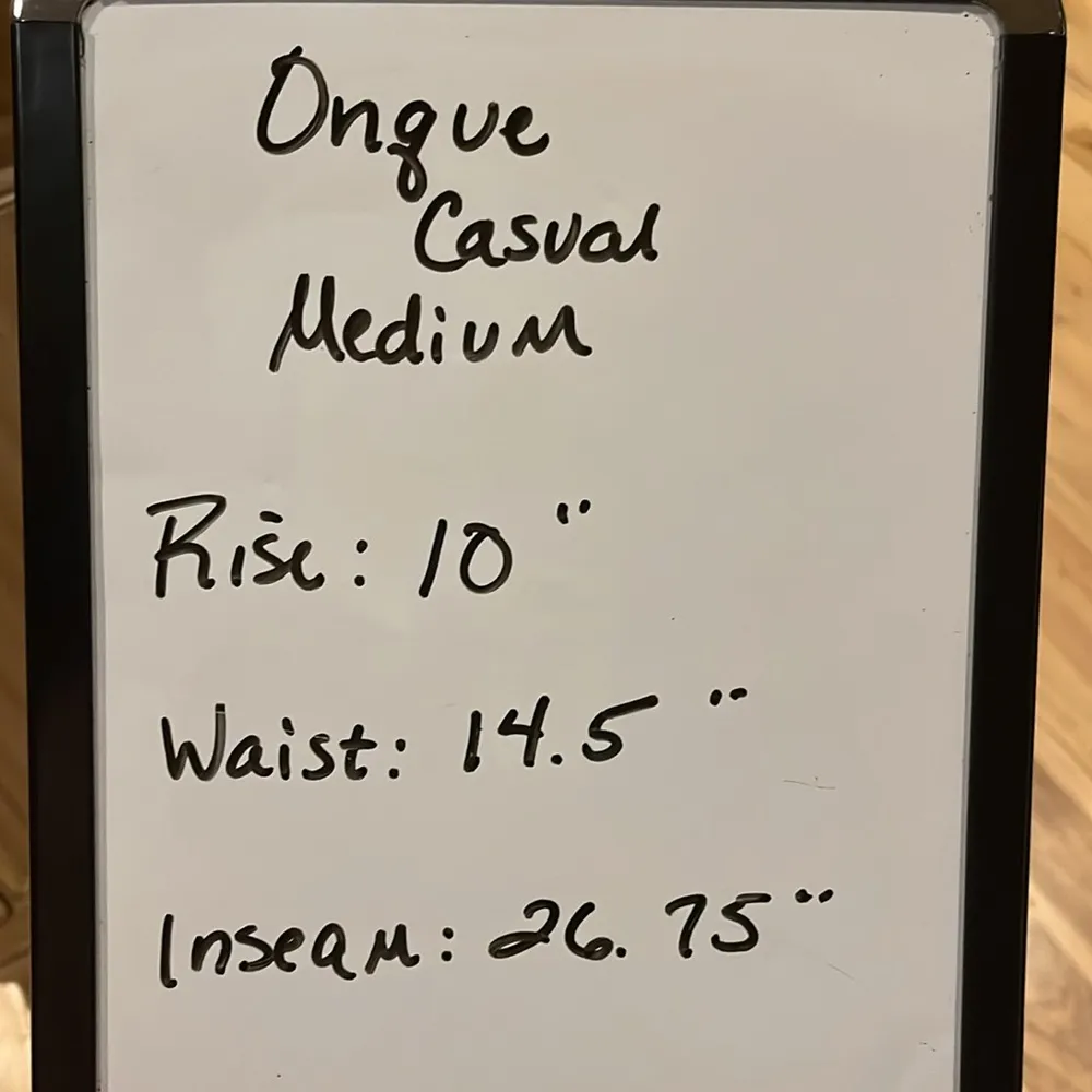 Onque Casual White Knit Pants Womens Medium Comfy Business Casual Cropped - Image 8