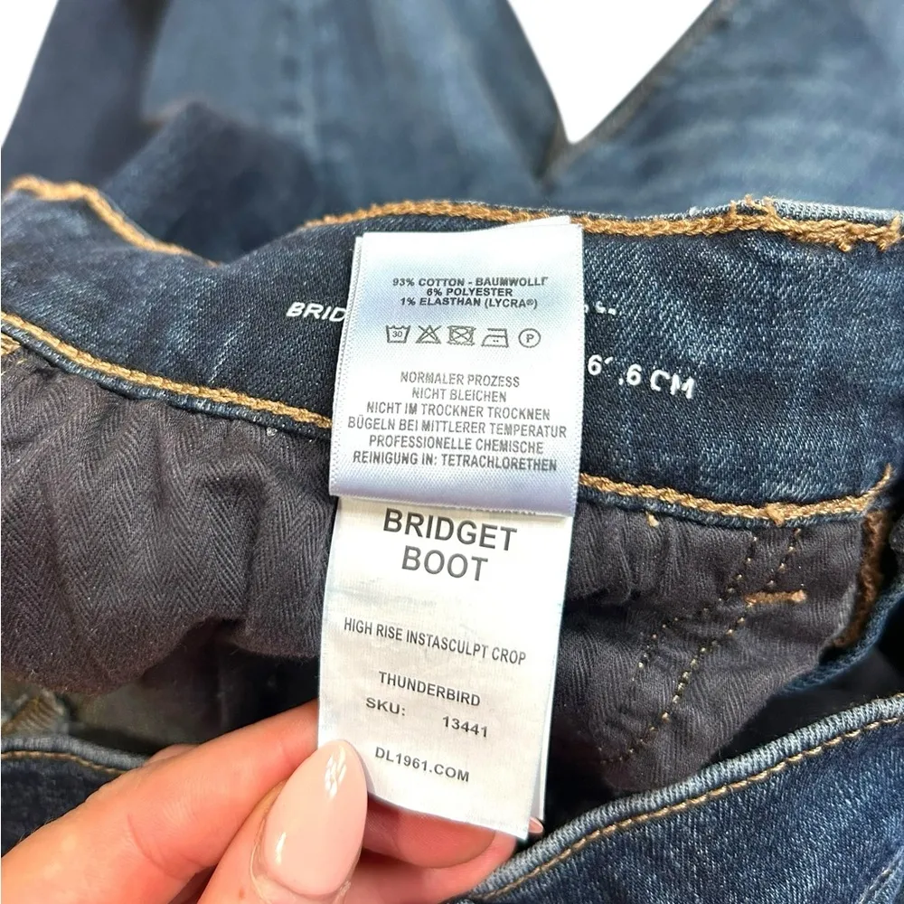 DL1961 Women's Thunderbird Bridget Boot High Rise Instasculpt Jeans Size 26 - Image 15