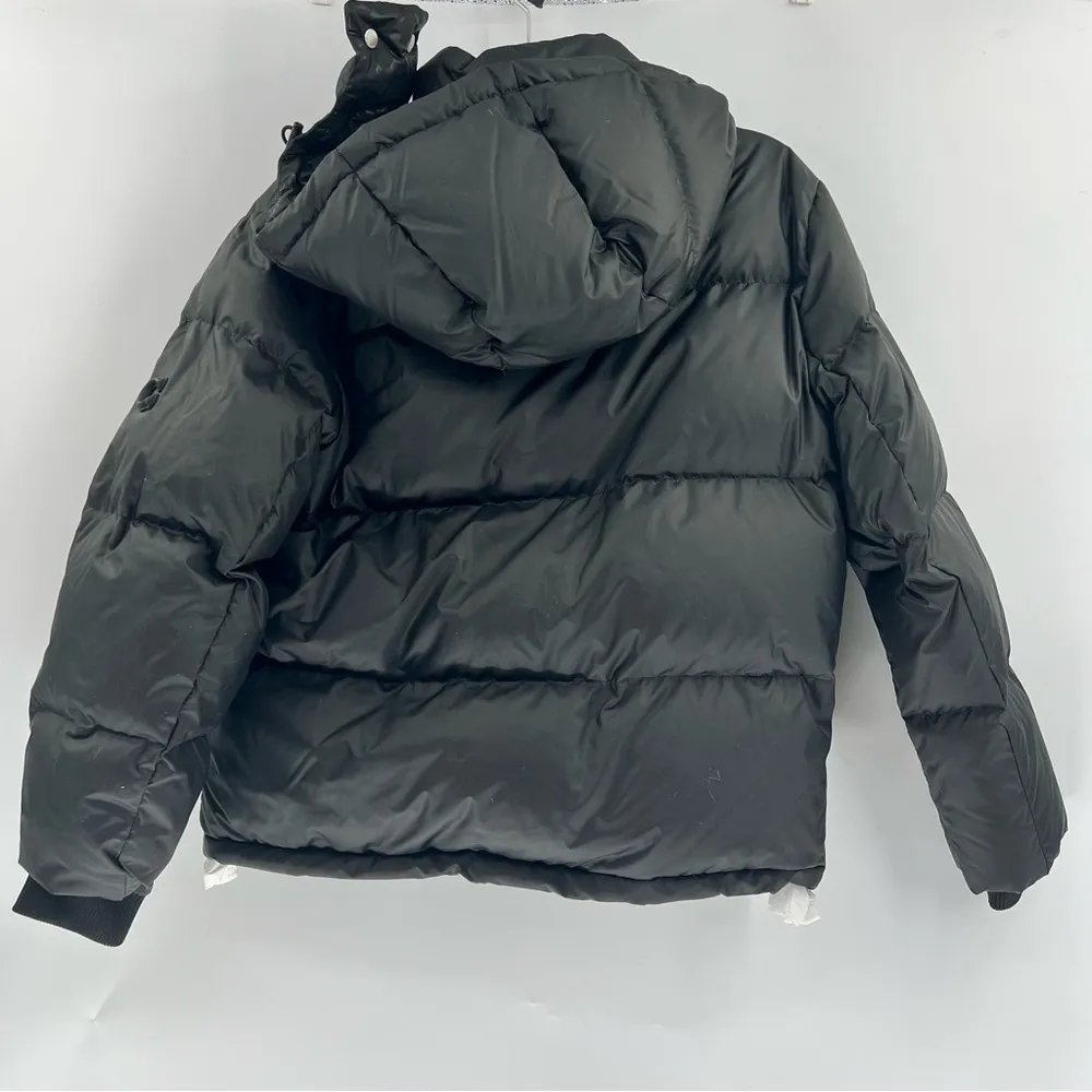 Coach short down puffer jacket black coat size XS NWT - Image 5