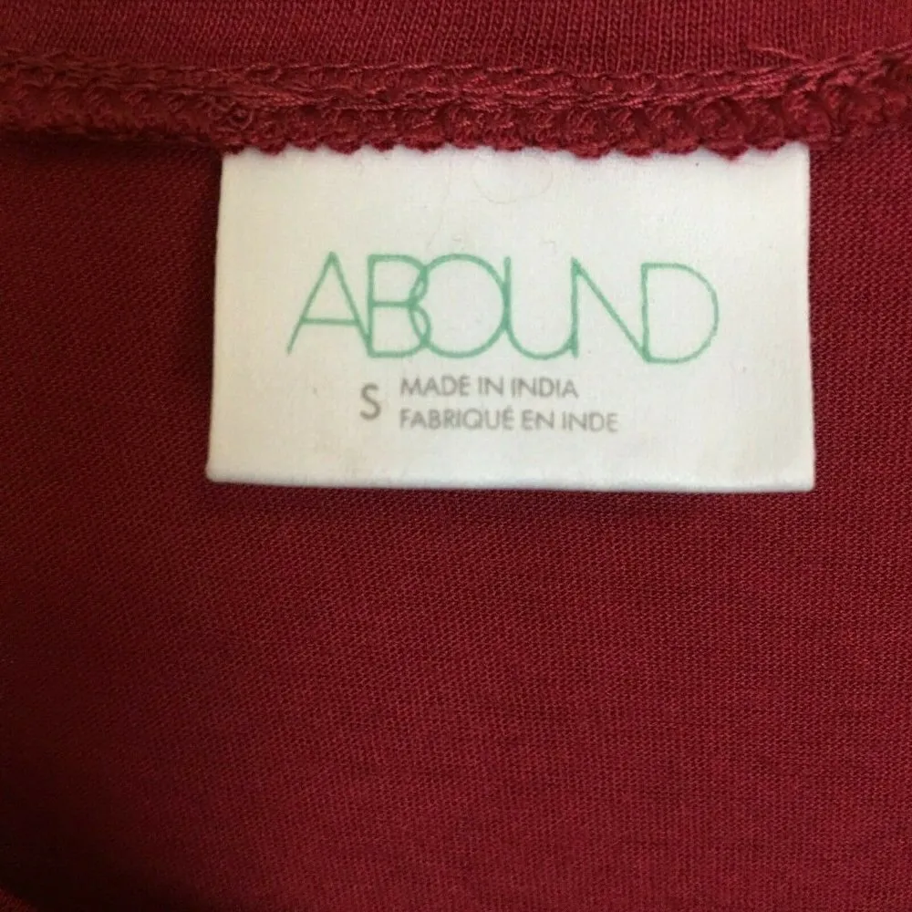 ABOUND Red Long Sleeve Everyday Tee - Image 6