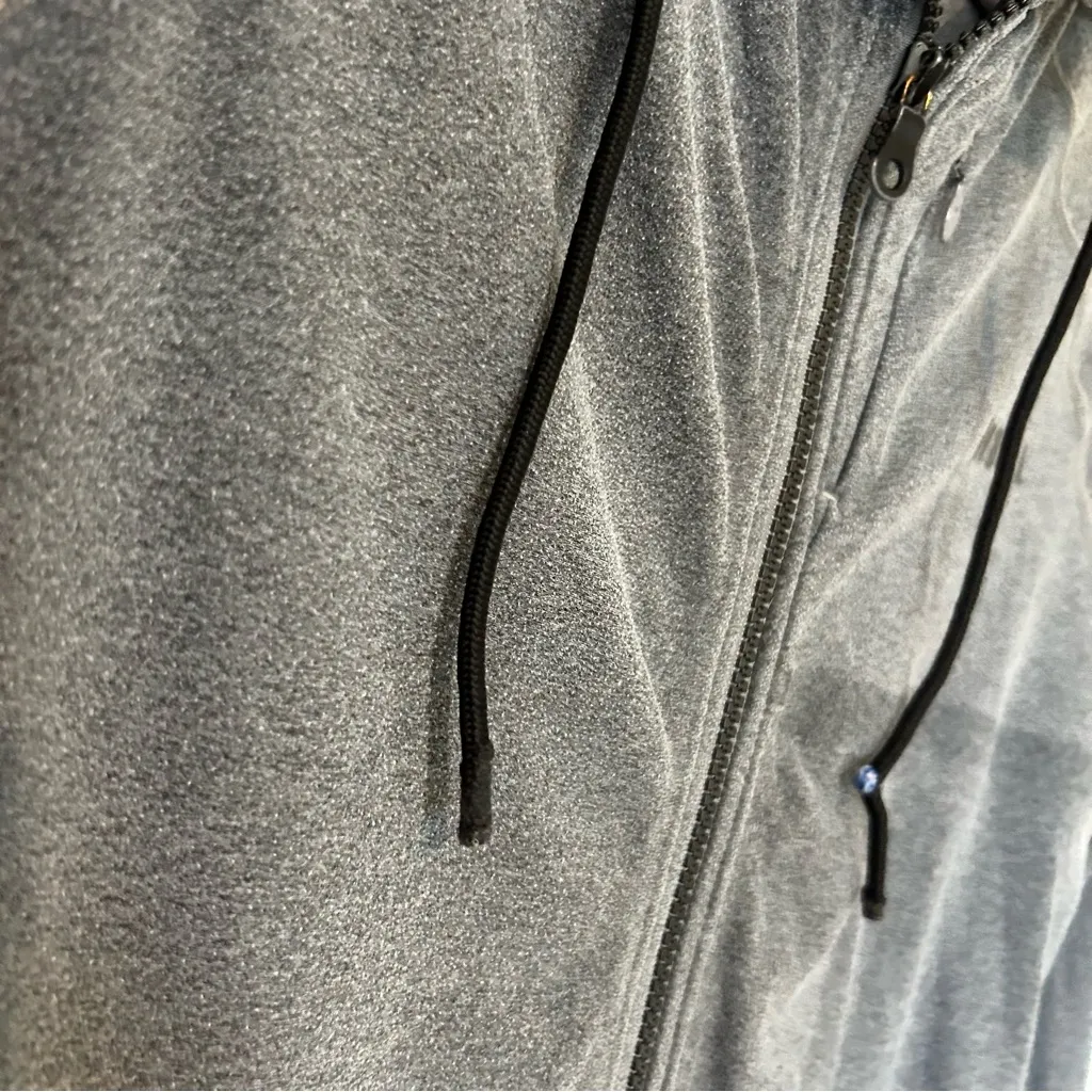 No Bull Gray Full Zip Hoodie Jacket Size Medium - Image 5