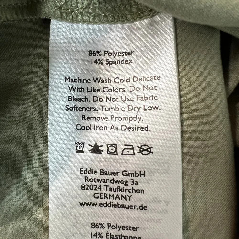 Eddie Bauer Button Front Womens Shirt 2XL Lightweight Outdoor Hiking Fishing - Image 9