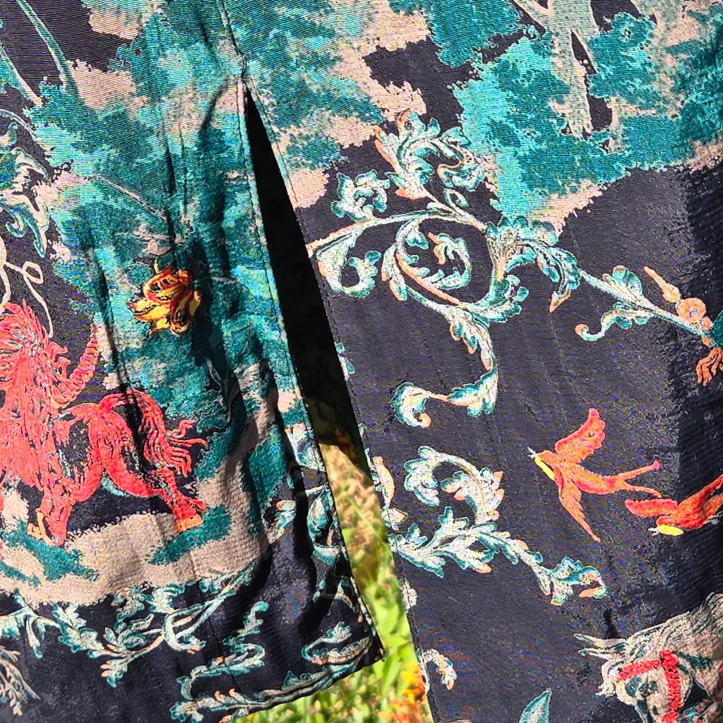 VTG Platinum by Dorothy Schoelen Blazer Fairy Whimsicle L Green Size L - Image 14