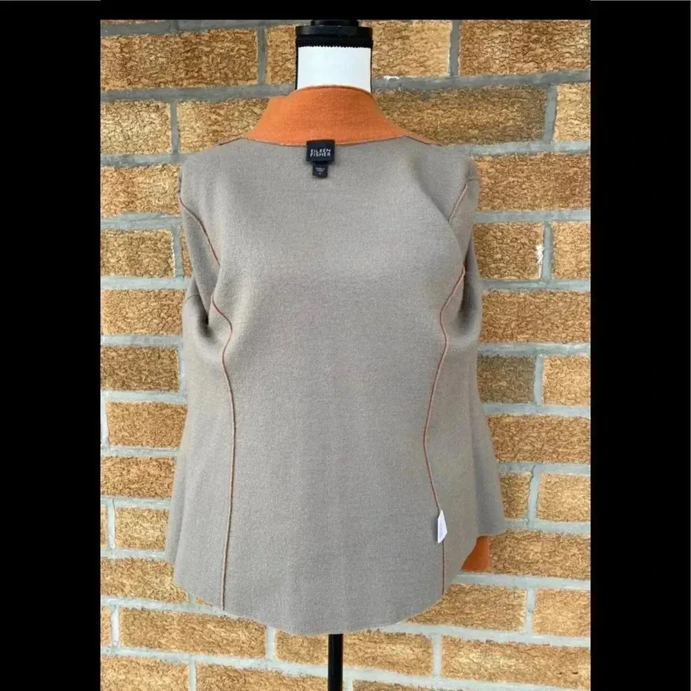 eileen fisher merino wool jacket sz small - Image 12