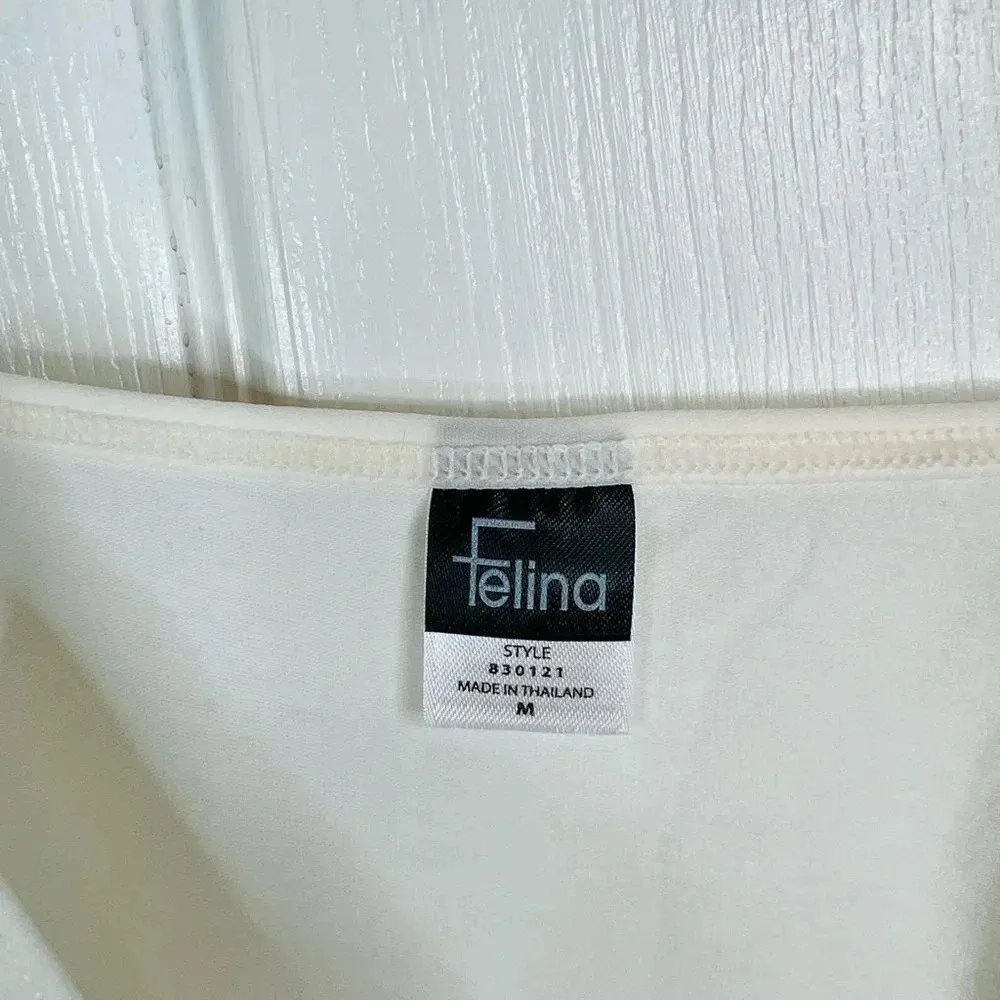 Felina  Ivory Cami Top Size M Organic Cotton Eco-Friendly Plant Based Dye - Image 7