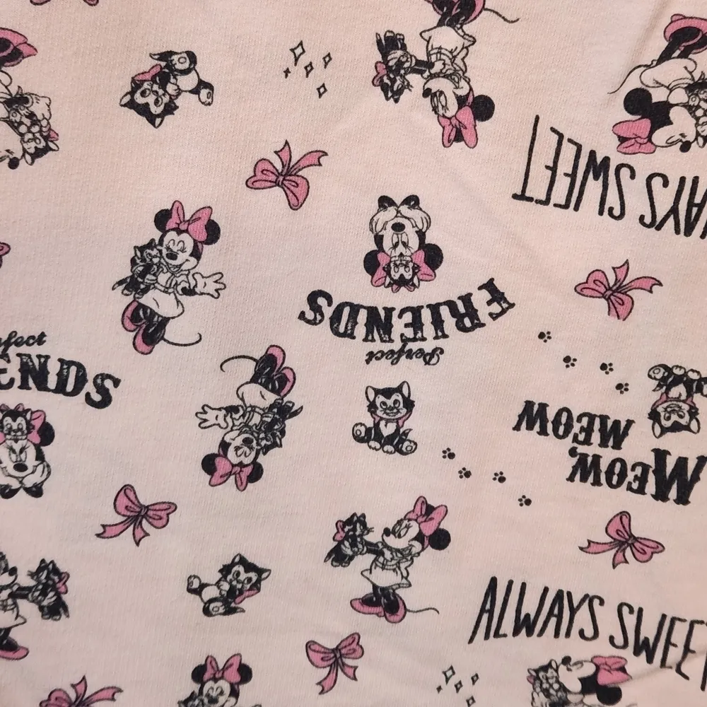 Disney Parks Floral Minnie Mouse Soft Lightweight Lounge Pants Pink Size XL - Image 7