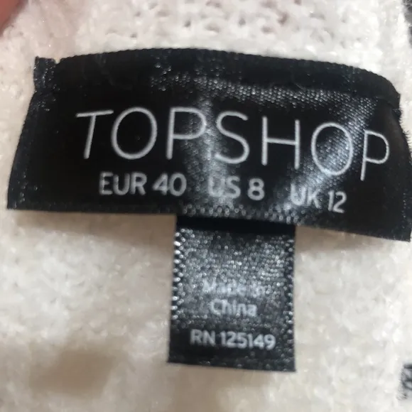 Topshop beige cowl neck bell sleeve sweater - Image 7