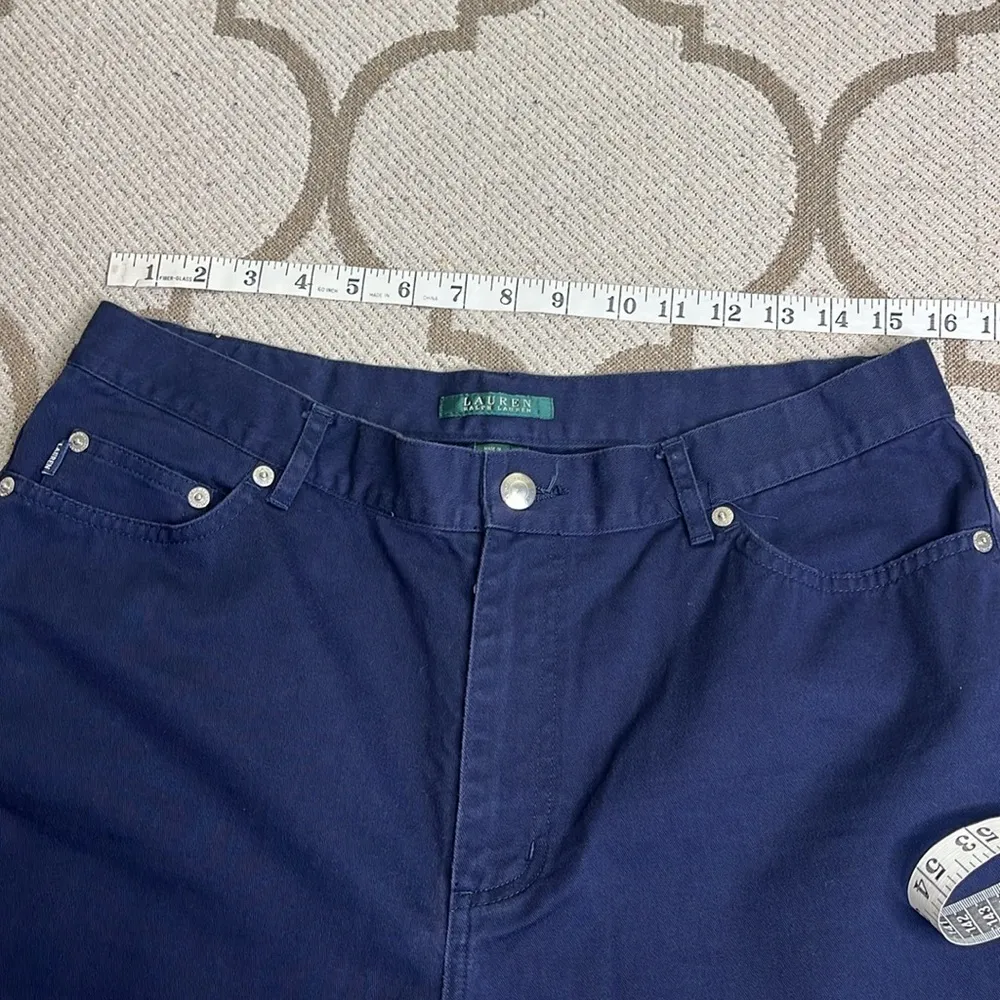 Lauren Ralph Lauren Lauren Jeans Co blue cropped pants - Image 4
